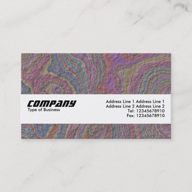 Texture Band - Psychedelic Rock Business Card (Front)