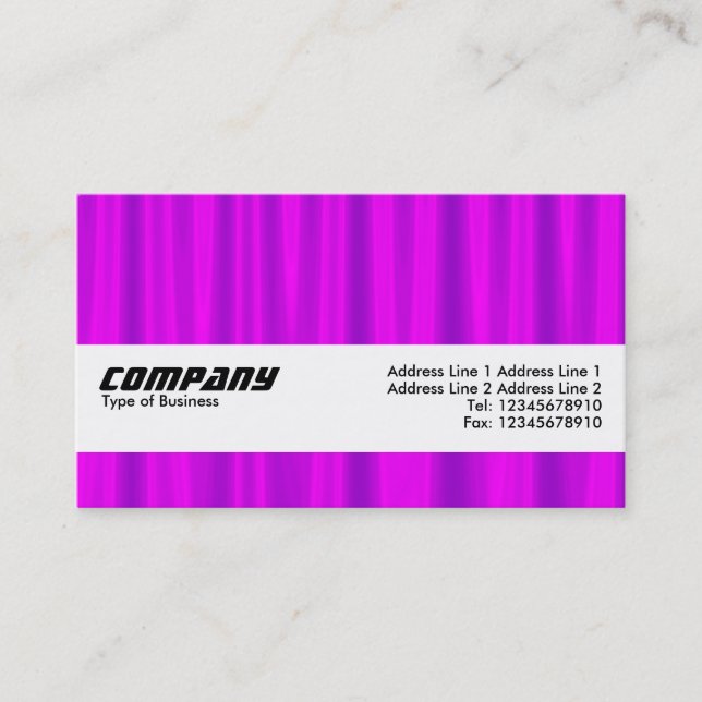 Texture Band - Purple Satin Business Card (Front)
