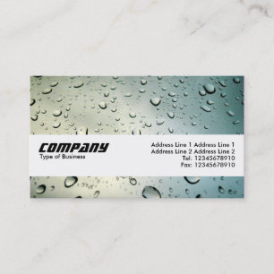 Texture Band - Rain on my Window Business Card