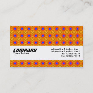 Texture Band - Scary Orange Business Card