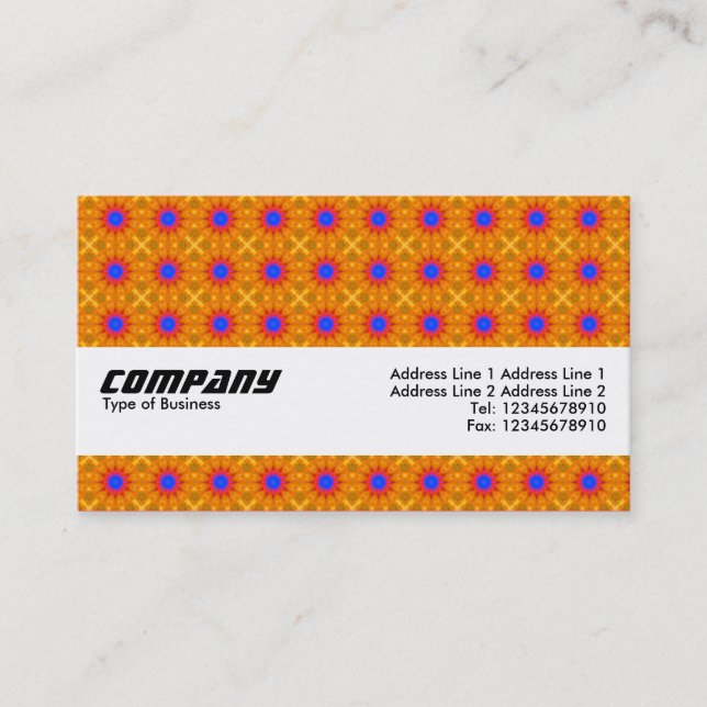 Texture Band - Scary Orange Business Card (Front)