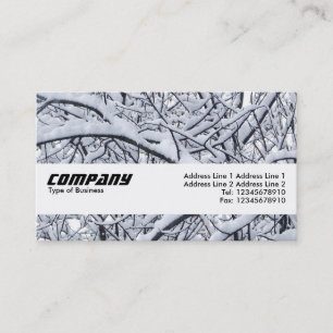 Texture Band - Snowy Branches Business Card