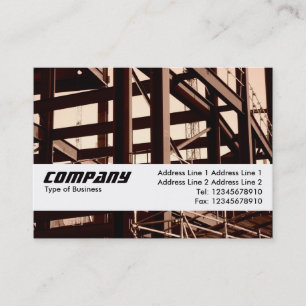 Texture Band - Steel Frame Contruction Business Card