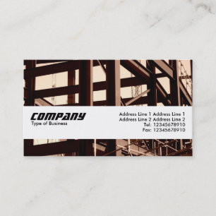 Texture Band - Steel Frame Contruction Business Card