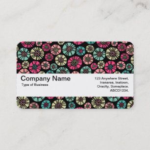 Texture Band V2 - Abstract Flowers 031023 Business Card