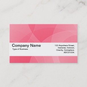 Texture Band V2 - Cyan Curves Business Card