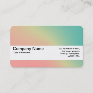 Texture Band V2 -  Gradient Y,M,B,R, Dark Business Business Card