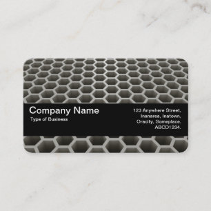 Texture Band V2 - Honeycomb Perspective Warm Business Card