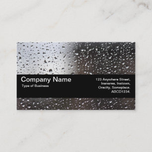 Texture Band V2 - Rain on a Window Business Card