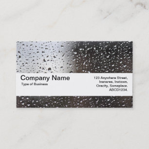 Texture Band V2 - Rain on a Window Business Card