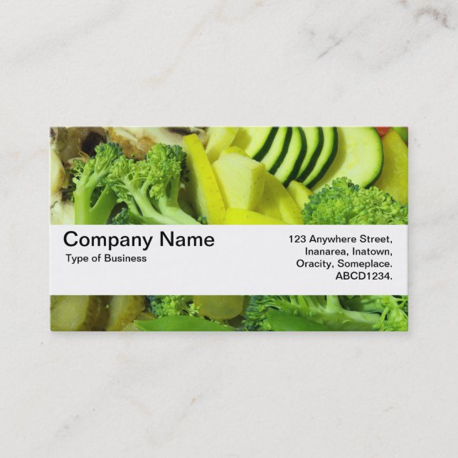 Texture Band V2 - Stir-fry Vegetables 01 Business Card (Front)