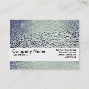Texture Band V2 - Water Droplets on Glass 01 Business Card