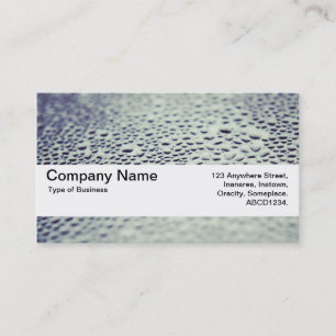 Texture Band V2 - Water Droplets on Glass 01 Business Card