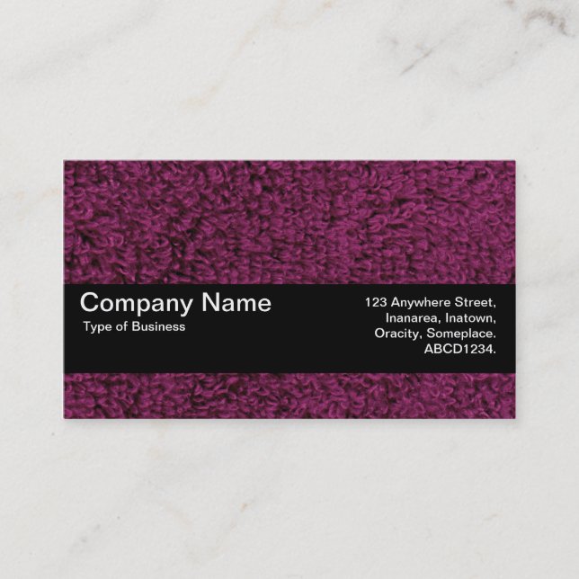 Texture Band V2 - Woolly Carpet 02 Business Card (Front)