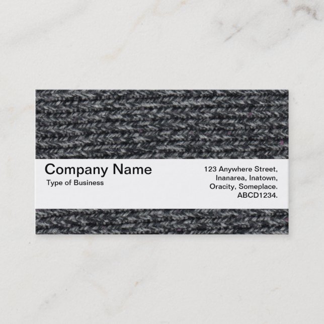 Texture Band V2 - Woolly Jumper 03 Business Card (Front)