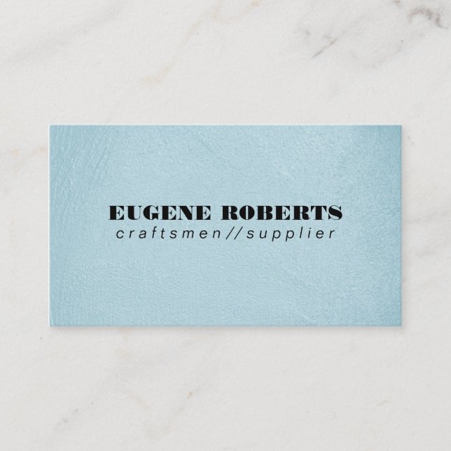 Texture Blue Business Card (Front)