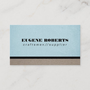 Texture Blue Wood Business Card