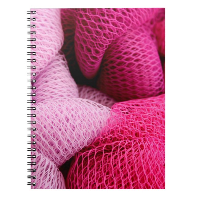 Texture braid weave mesh wallpaper notebook (Front)