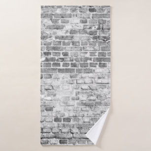 Texture. Brick backgroundabandoned,architecture,at Bath Towel