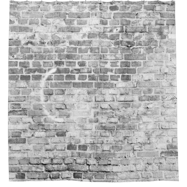 Texture. Brick backgroundabandoned,architecture,at Shower Curtain (Front)