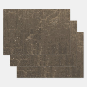 Texture Brown Grunge Vintage Antique Rustic Wrapping Paper Sheet