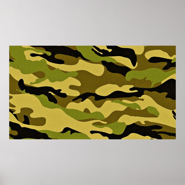 Texture camouflage soldier surface poster (Front)