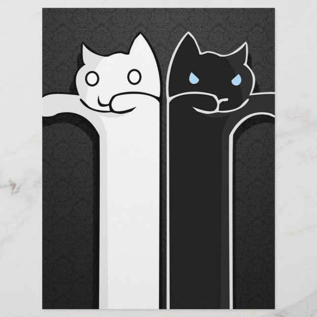 Texture Cats Black White (Front)