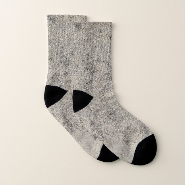 Texture Concrete Cement Socks (Pair)
