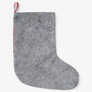 Texture concrete grey stone fine small christmas stocking