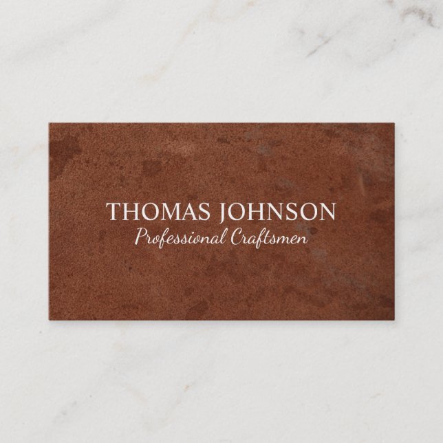 Texture | Craftsmen Business Card (Front)