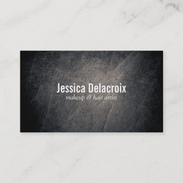 Texture | Dark Business Card (Front)