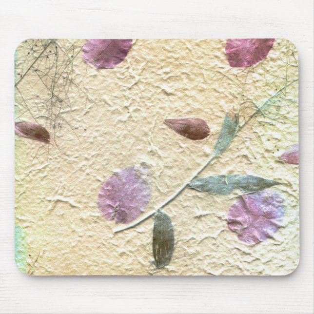 Texture Floral Abstract Mouse Mat (Front)
