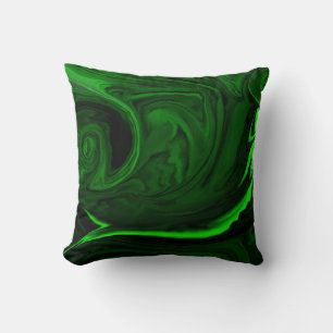 texture green malachite cushion
