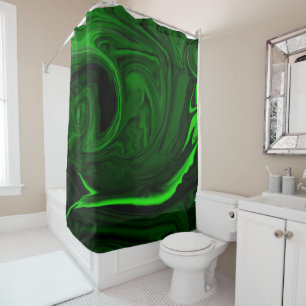 texture green malachite shower curtain