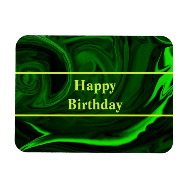 texture green malachite stone ,personalized magnet (Horizontal)