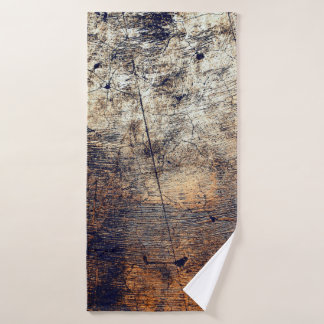 Texture grunge distress fracture bath towel