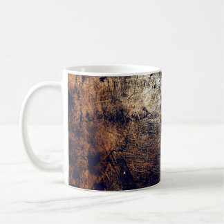 Texture grunge distress fracture coffee mug