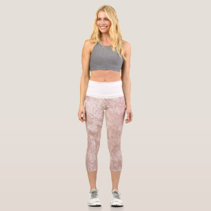 Texture High Waisted Capris