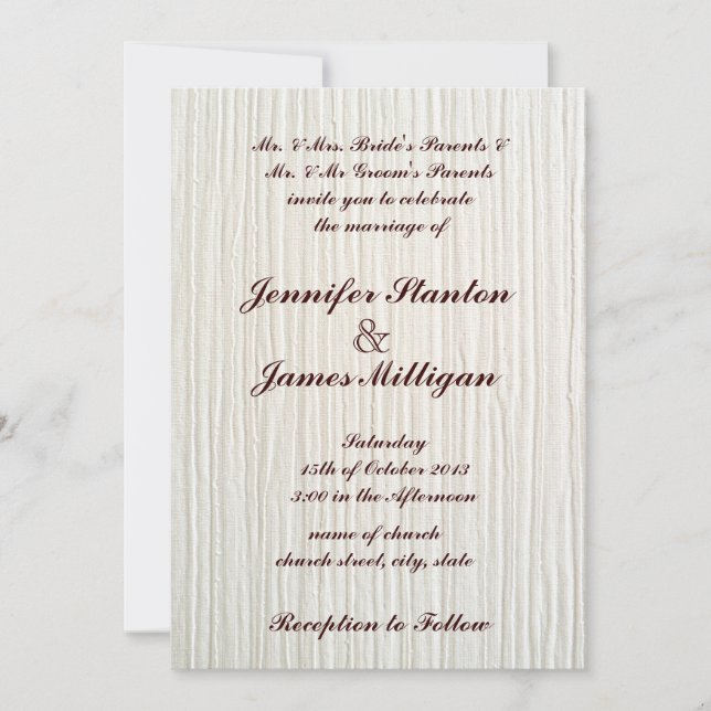 Texture Invitation (Front)