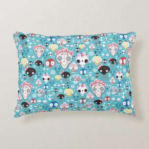 Texture laughing skull decorative cushion