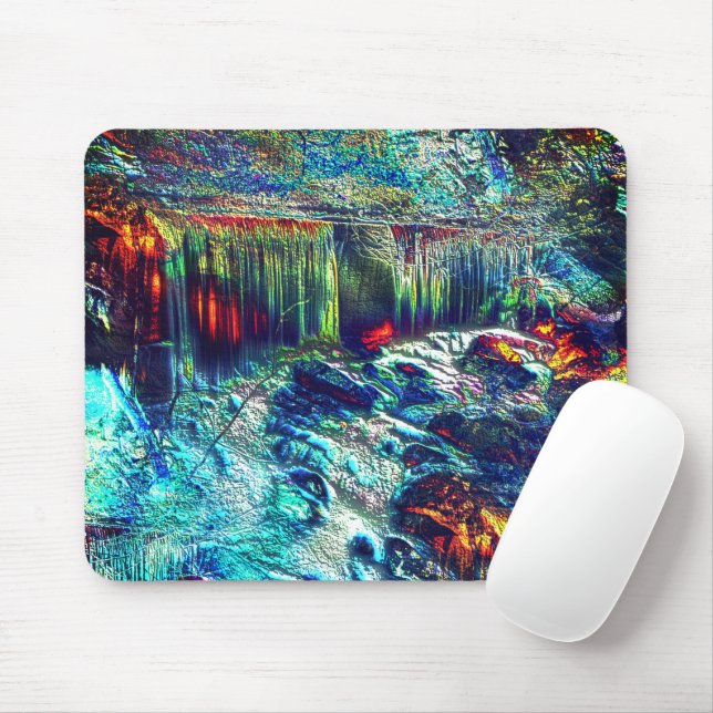 Texture looking like mould made from nature photo  mouse mat (With Mouse)