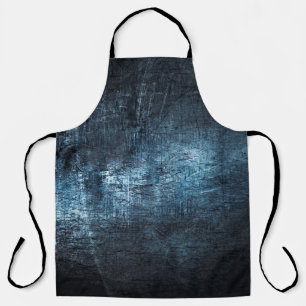 Texture metal grey blue background apron