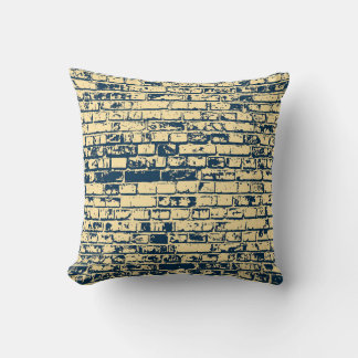 Texture of a brick wall. Elegant wallpaper design. Cushion