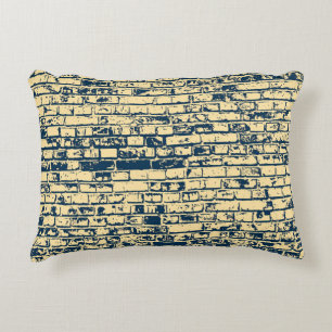 Texture of a brick wall. Elegant wallpaper design. Decorative Cushion