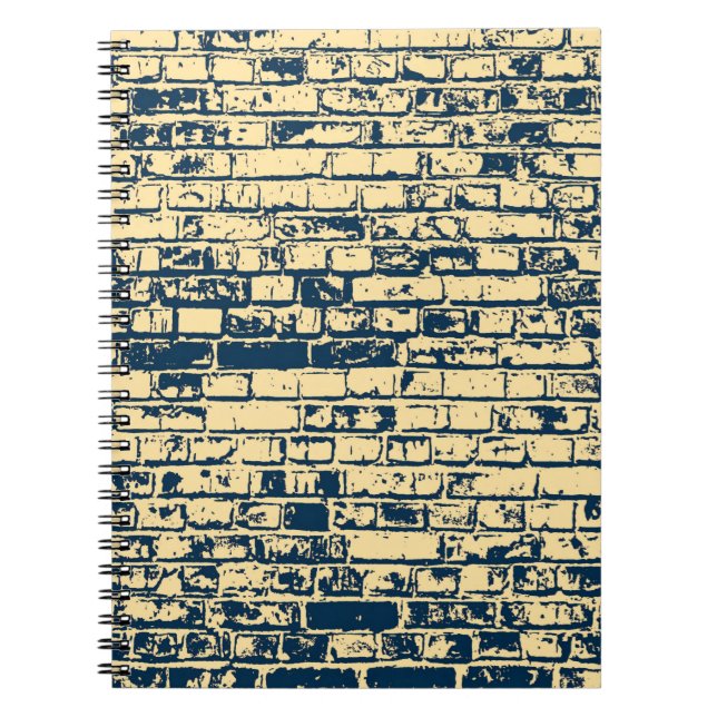 Texture of a brick wall. Elegant wallpaper design. Notebook (Front)