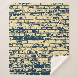 Texture of a brick wall. Elegant wallpaper design. Sherpa Blanket