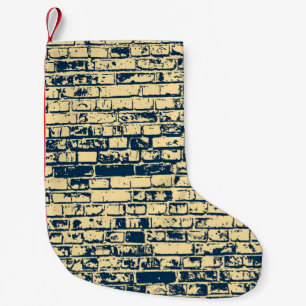 Texture of a brick wall. Elegant wallpaper design. Small Christmas Stocking