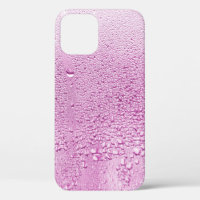 Texture of a drop of rain on a glass wet transpare