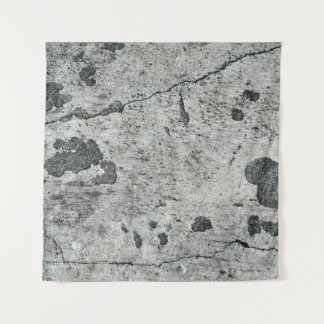 Texture of an old cracked concrete wall. Backgroun Tapestry