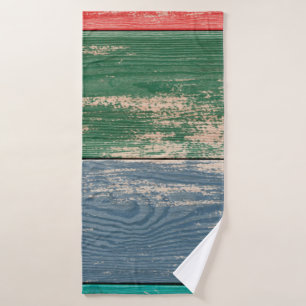 Texture of colour wooden surface as background, to bath towel